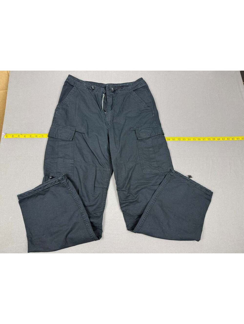 Brandy Melville Y2K Black Cargo Parachute Pants